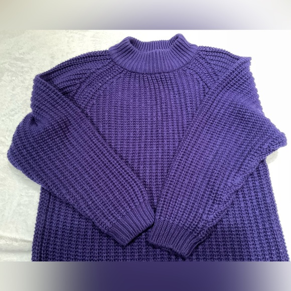 One Step Up Women’s Purple Sweater Size Small - Picture 5 of 14